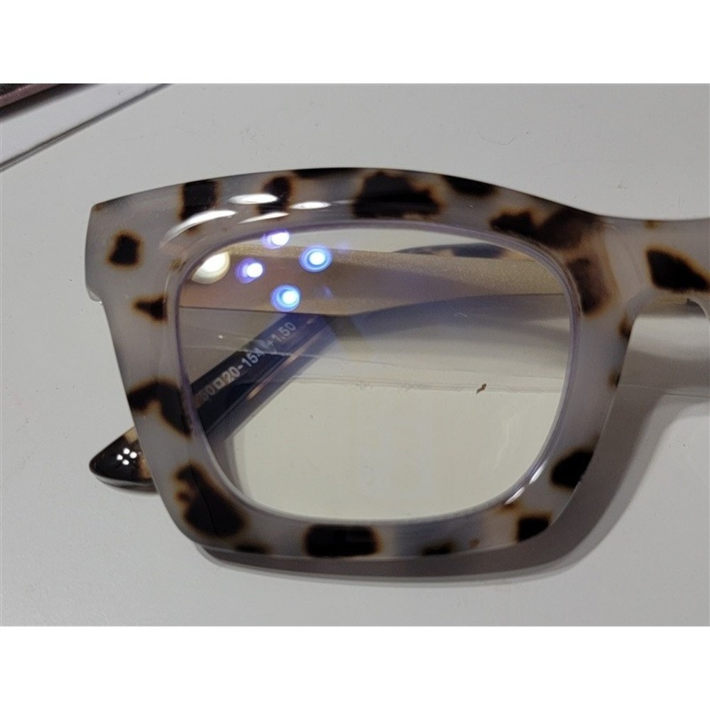 EyeKepper Leopard Nerd 1.5 Cat Eye Thick Reading Nerd Glasses 113237